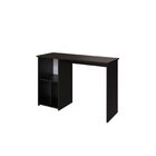 Kit 2 Peças 1 Mesa Escrivaninha C/3 Nichos Veneta E 1 Estante