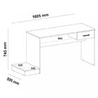 Kit 2 Peças Com 1 Escrivaninha Gamer E 1 Estante Para Livros