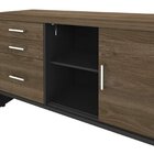 Kit 2 Peças Com Balcão Organizador E Armário Multiuso 2 Porta