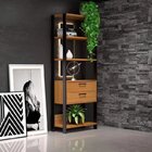 Kit 2 Peças Com Escrivaninha 1 Gaveta 118cm E Estante Torre 2