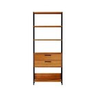 Kit 2 Peças Com Escrivaninha 1 Gaveta 118cm E Estante Torre 2