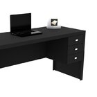 Kit 2 Peças Com Escrivaninha 3 Gavetas Com Cadeira De Escritó