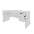 Kit 2 Peças Com Escrivaninha 3 Gavetas Com Cadeira De Escritó