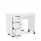 Kit 2 Peças Com Escrivaninha 3 Gavetas E Gaveteiro 3 Gavetas