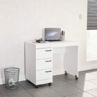 Kit 2 Peças Com Escrivaninha 3 Gavetas E Gaveteiro 3 Gavetas