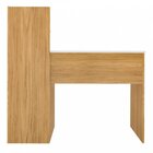 Kit 2 Peças Com Escrivaninha 3 Praleiras Com Estante Para Liv