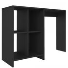 Kit 2 Peças Com Escrivaninha Com 4 Nichos E Estante Para Livr