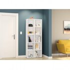 Kit 2 Peças Com Escrivaninha E Estante Bagé Branco