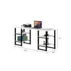 Kit 2 Peças Com Escrivaninha E Estante Industrial Innovare Ar