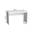 Kit 2 Peças Com Escrivaninha E Estante Livreiro 6 Nichos 1 Po