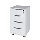 Kit 2 Peças Com Escrivaninha Em L 8 Nichos E Gaveteiro Bit Or