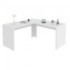 Kit 2 Peças Com Escrivaninha Em L Angular Com Cadeira De Escr