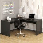 Kit 2 Peças Com Escrivaninha Em L Angular Com Cadeira De Escr