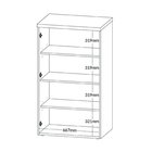 Kit 2 Peças Com Escrivaninha Em L Com Porta De Correr E Armár