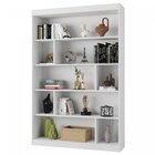 Kit 2 Peças Com Escrivaninha Em L E Estante Para Livros Andor