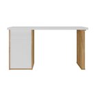 Kit 2 Peças Com Escrivaninha Florence Com Pés Ripado E Estant