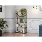 Kit 2 Peças Com Escrivaninha Industrial 136cm Com Gaveta E Es