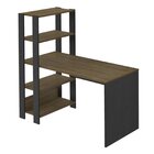 Kit 2 Peças Com Escrivaninha Match E Estante Para Livros 5 Pr