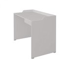 Kit 2 Peças Com Escrivaninha Minimalista Com 1 Gaveta E Gavet