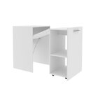 Kit 2 Peças Com Escrivaninha Retrátil Para Escritório Com Cad