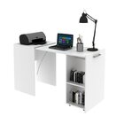 Kit 2 Peças Com Escrivaninha Retrátil Para Escritório Com Cad