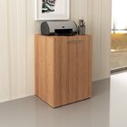 Kit 2 Peças Com Escrivaninha Retrátil Para Escritório Com Cad