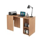 Kit 2 Peças Com Escrivaninha Retrátil Para Escritório Com Cad