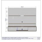 Kit 2 Peças Com Estante Para Tv Até 65 Polegadas E Buffet Atl