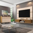 Kit 2 Peças Com Estante Para Tv Até 65 Polegadas E Buffet Atl