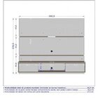 Kit 2 Peças Com Estante Para Tv Até 65 Polegadas E Buffet Atl