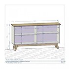 Kit 2 Peças Com Estante Para Tv Até 65 Polegadas E Buffet Atl