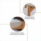 Kit 2 Peças Com Mesa De Centro E Mesa Lateral Lizz Off White/