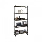 Kit 2 Peças Com Mesa Para Escritório 120cm E Estante Multiuso