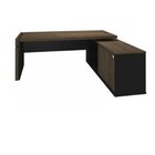 Kit 2 Peças Com Mesa Para Escritório Diretor Em L Em Tamburat