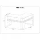 Kit 2 Peças Com Mesa Para Escritório Em L E Armário Multiuso