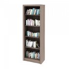 Kit 2 Peças Com Mesa Para Escritório Em L E Estante Espresso