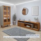 Kit 2 Peças Com Rack Para Tv Até 75 Polegadas Granada E Crist