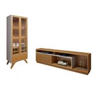 Kit 2 Peças Com Rack Para Tv Até 75 Polegadas Granada E Crist