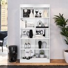 Kit 2 Peças Escrivaninha Com Estante Guaili Yescasa Branco