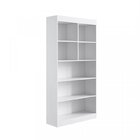 Kit 2 Peças Escrivaninha Com Estante Guaili Yescasa Branco