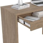 Kit 2 Peças Escrivaninha Facility Com Estante