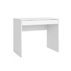 Kit 2 Peças Escrivaninha Facility Com Estante  Branco