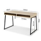 Kit 2 Peças Escrivaninha Industrial Com Estante Concept Cabec