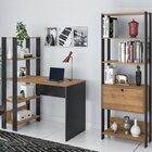 Kit 2 Peças Escrivaninha Match E Estante