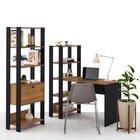 Kit 2 Peças Escrivaninha Match E Estante