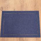 Kit 2 Peças Jogo Americano Casa Argivai Glamour Navy (azul Es