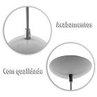 Kit 2 Pendente Bola Branco/cromado /1 3001 + Lamp