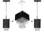 Kit 2 Pendente Clearganza + Pendente Marry Organza Preto