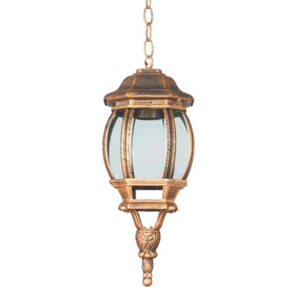 Kit 2 Pendente Colonial Vintage Ac201t-p Class Lille Ouro Vel