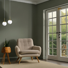 Kit 2 Pendente Jabuticaba Dourado Globo Vidro + Led Quente